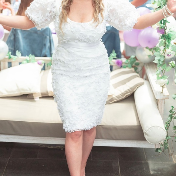 Custom made bridal shower dress - Picture 3 of 5